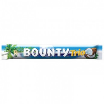 Шоколадный батончик Bounty трио 82,5г