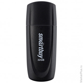 Флеш-диск 32 GB SMARTBUY Scout USB 2.0, черный, SB032GB2SCK