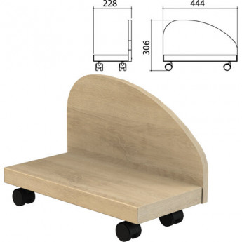 Подставка под системный блок 'Приоритет', 228х444х306 мм, кронберг, К-929, К-929 кронберг