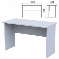 Стол письменный "Арго" (ш1200*г600*в760 мм), серый, А-002.60, ш/к35669