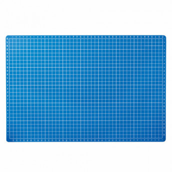 Коврик (мат) для резки BRAUBERG EXTRA 5-слойный, А3 (450х300 мм), двусторонний, толщина 3 мм, синий, 237177