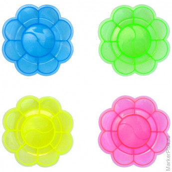 Палитра Ромашка Гамма, 10 ячеек, ассорти, пластик