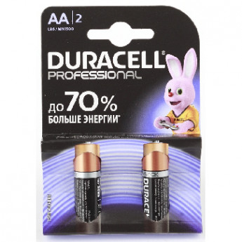 Батарейки Duracell АА/LR6-2BL Professional бл/2