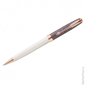 Ручка шариковая "Sonnet Purple Contort Cisele PGT", черная, 1,0мм, поворотный механизм, подар.уп