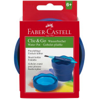 Стакан для воды Faber-Castell "Clic&Go", синий