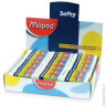 Резинка стирательная MAPED "Softy Mini", 39х18х12,5 мм, белая, картонный держатель, дисплей, 511780