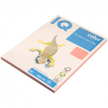Бумага IQ "Color pale" А4, 80г/м2, 100л. (розовый)