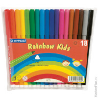 Фломастеры 'Rainbow Kids', 18цв., ПВХ