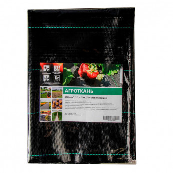 Агроткань застилочная,с размет,5x1,1м,100г/м',полипроп,черн,'Крон',4200297
