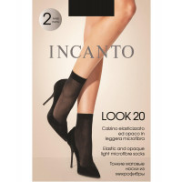 Носки жен INCANTO Look 20 (2 пары ) nero 6944944005285