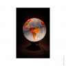 Глобус физико-политический Глобусный мир, 32см, с подсветкой на круглой подставке