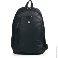 Рюкзак BRAUBERG B-TR1606 для старшеклассников/студентов, 22 л, черный, "Навигатор", 30х17