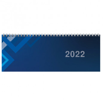Планинг датированный 2022 (285х112 мм), STAFF, гребень, картонная обложка, 60 л., "Однотонный", 113355