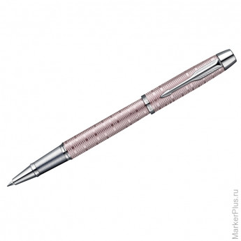 Ручка-роллер "IM Premium Pink Pearl CT" черная, 0,8мм, подар.уп.