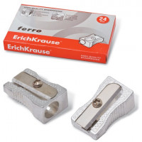 Точилка ERICH KRAUSE "Ferro", металлическая клиновидная, 7074