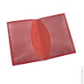 Обложка для паспорта BEFLER "Кайман", натуральная кожа, тиснение "крокодил", красная, О.1-13красн