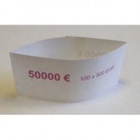 Кольцо бандерольное номинал 500 евро, 500 шт/уп, комплект 500 шт
