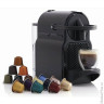 Кофемашина капсульная DELONGHI Nespresso EN 80.B, 1260 Вт, объем 0,8 л, черная + капсулы на 16 чашек