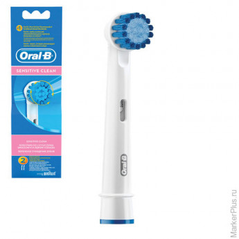 Насадки для электрической зубной щетки ORAL-B (Орал-би) Sensitive EB17, комплект 2 шт.