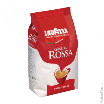 Кофе в зернах LAVAZZA (Лавацца) "Qualita Rossa", натуральный, 500 г, вакуумная упаковка, 3632