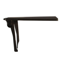 Стол (пюпитр) для стула "Изо" для конференций, складной, пластик/металл, черный