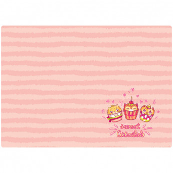 Клеенка для уроков труда ArtSpace 'Catcakes', 50*70см, ПВХ