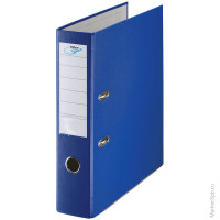 Папка-регистратор OfficeSpace 70мм, бумвинил, с карманом на корешке, синяя