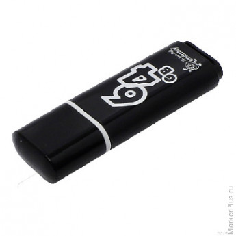 Флеш-память Smartbuy 64GB Glossy series Black