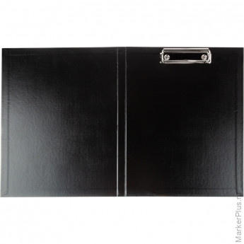 Папка-планшет д/бумаг А4 Attache Economy с верх. створкой, бумвинил, черный