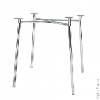 Рама стола для столовых, кафе, дома "Tiramisu" (800хг800 мм), хром