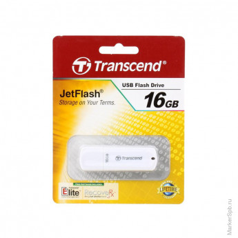 Память TRANSCEND USB Flash 16Gb USB2.0 JetFlash 370 белый