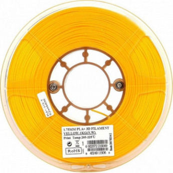Катушка PLA+ пластика ESUN 1.75 мм 1кг., желтая (PLA+175Y1)