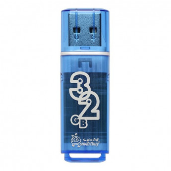 Накопитель Smartbuy Glossy, 32Gb, USB 2.0, гол, SB32GBGS-B