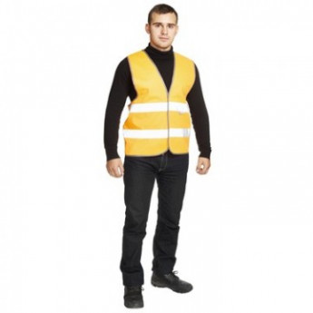 Спец.костюм Жилет сигнальный Тип1Е, цв.оранж.(р.ХXL-XXXL/56-62)