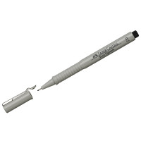 Ручка капиллярная Faber-Castell "Ecco Pigment" черная, 0,5мм, 2 шт/в уп