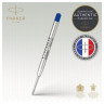 Стержень шариковый объемный Parker 'QuinkFlow Ball Point' синий, 98мм, 1,2мм, метал. корпус, блистер