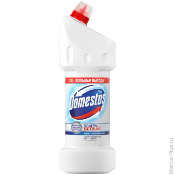 Средство для туалета Domestos "Ультра белый", гель, 1,5л