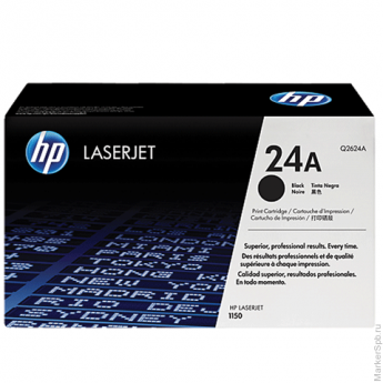 Картридж лазерный HP (Q2624A) LaserJet 1150, №24А, оригинальный, ресурс 2500 стр.