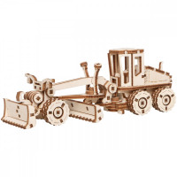Конструктор деревянный ТРИ СОВЫ 'Автогрейдер', 15,5*5*5,5 см, 108 деталей, пакет с еврослотом