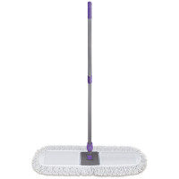 Швабра-рамка OfficeClean Professional, телеск.ручка из нерж. стали 125см, насадка МОП хлопок 80см