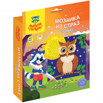Мозаика из страз Мульти-Пульти 'Сова'