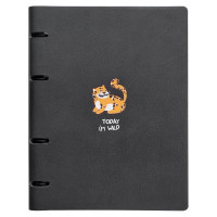 Тетрадь со сменным блоком А5,120л,Infolio Study,Cute,иск.кож,N3822