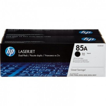 Картридж лазерный HP 85A CE285AF чер. для LJ P1102/P1102w (2шт/уп), комплект 2 шт