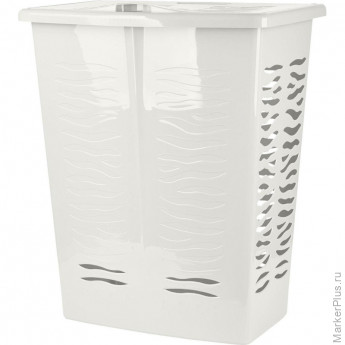 Корзина для белья Keeplex Regular 60л 48х34,5х59,5см белое облако