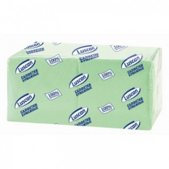 Салфетки Luscan Profi Pack 1-сл.24х24 пастель салатовые 400 шт./уп., комплект 400 шт