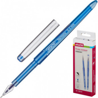 Ручка гелевая Attache Harmony,цвет чернил-синий, 5 шт/в уп