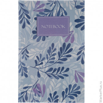 Бизнес-тетрадь А5,80л,7БЦ,клетка, Attache Economy Garden фиол