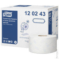 Бумага туалетная в мини-рулонах TORK Premium(T2) 2сл, 170м/рулон, белая, натуральная целлюлоза 12 шт/в уп