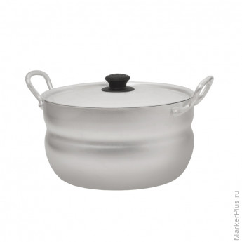 Кастрюля Калитва с крышкой, алюминиевая, сфер., 3л (60036644)