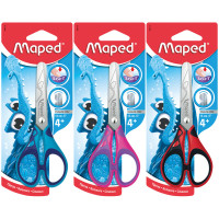 Ножницы детские Maped "Essentials Soft" 13см, ассорти, европодвес, 4 шт/в уп